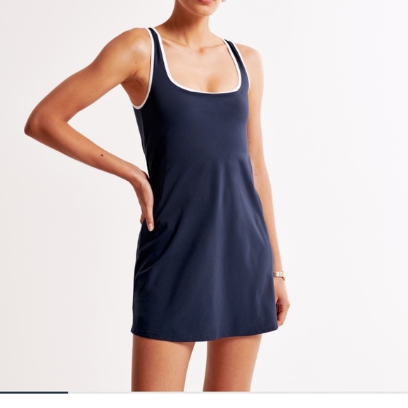 Abercrombie Athletic Dress - M Petite, Navy BNWT - Picture 1 of 5